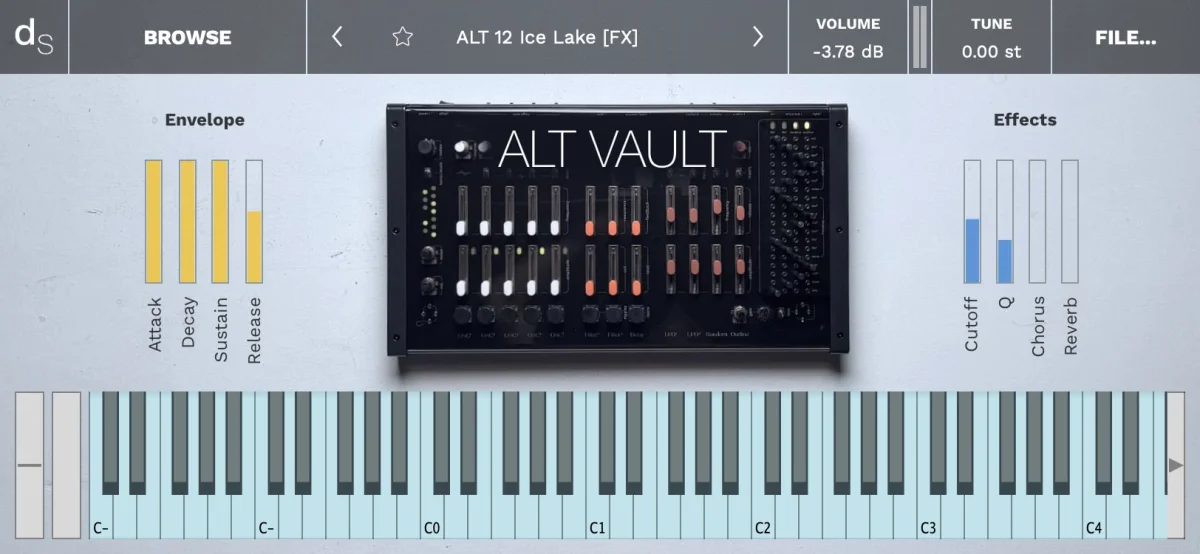 ALT Vault User Interface Screenshot